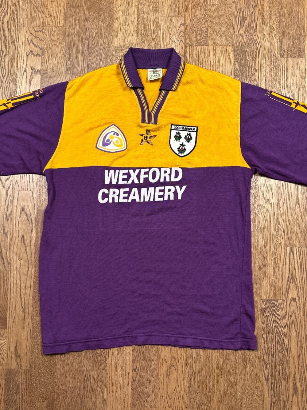 Vintage 90s Connolly Wexford GAA Purple Num 23 Gaelic Football Jersey Mens 44